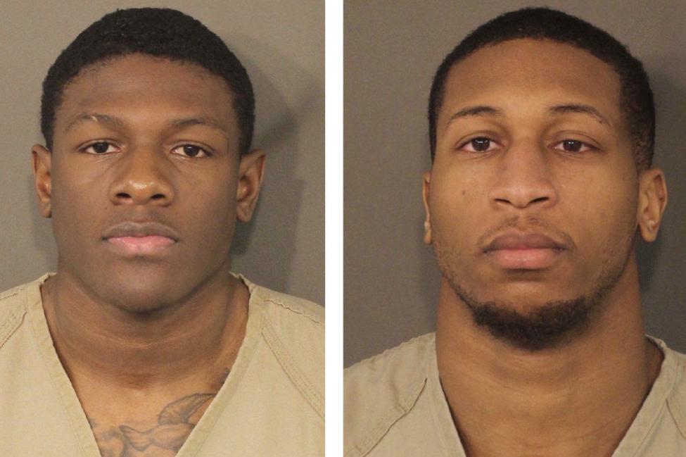 Jahsen Wint (L) and Amir Riep were being held on $100,000 and $75,000 bond, respectively. Photos courtesy of Franklin County Sheriff Office