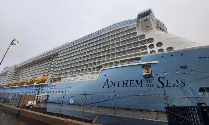 Cruise ship Anthem of the Seas. (CNN)