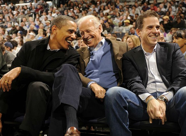 Barack Obama, Joe Biden, and Hunter Biden / Getty Images