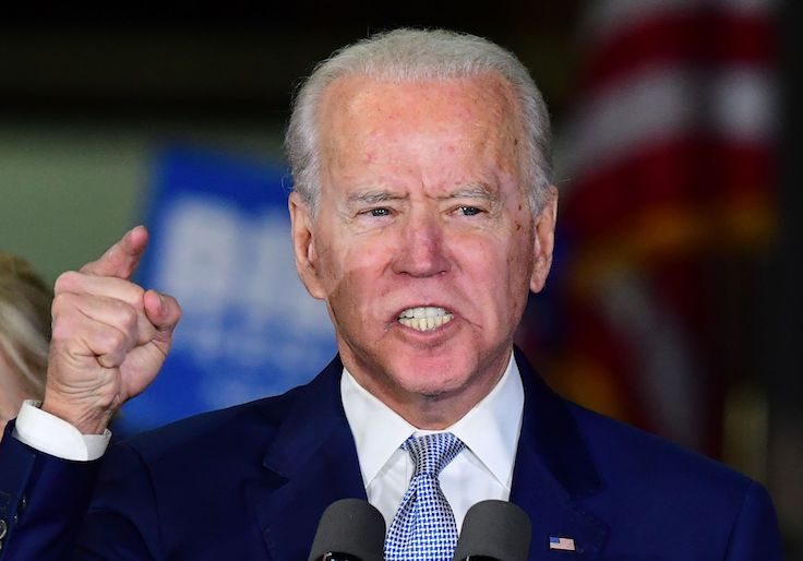 Democratic presidential hopeful Joe Biden / Getty Images