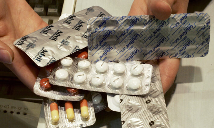 The most commonly used medicines based on ibuprofen, an anti-inflammatory drug, in a file photograph.