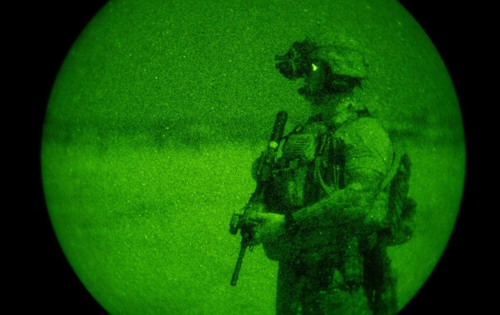 A U.S. solider in Somalia in February 2020
(Tech. Sgt. Christopher Ruano/ U.S. Air Force)