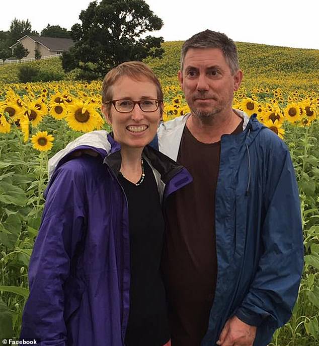 Dr. Beth Potter, 52, and husband Robin Carre, 57, 