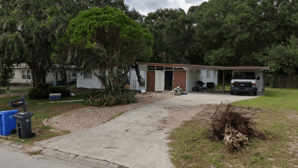 The home where the shooting incident occurred, according to WTVT.