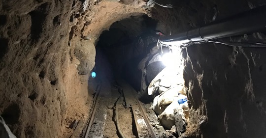 A cross-border tunnel that starts in Tijuana and ends in a San Diego warehouse was discovered March 19. 