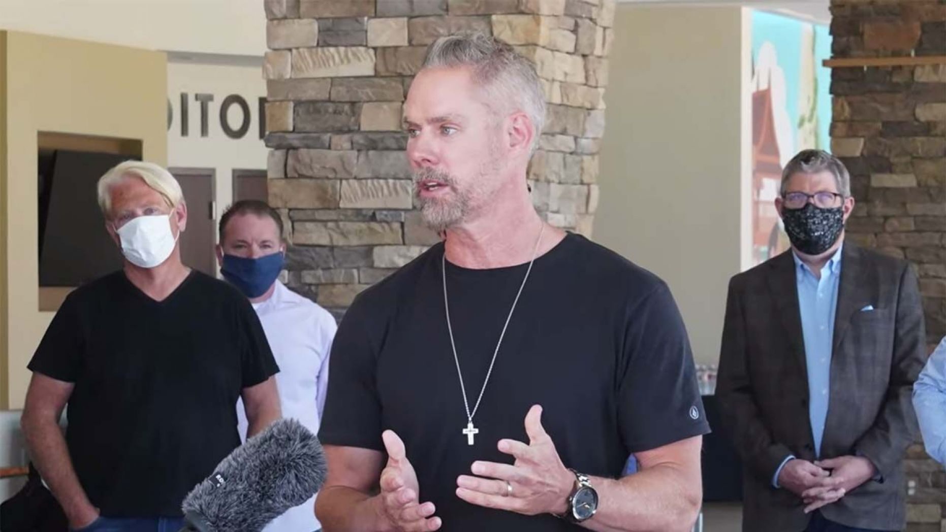 Matt Brown, pastor of Sandals Church in Riverside, blasted Newsom for deeming churches nonessential during the pandemic. 