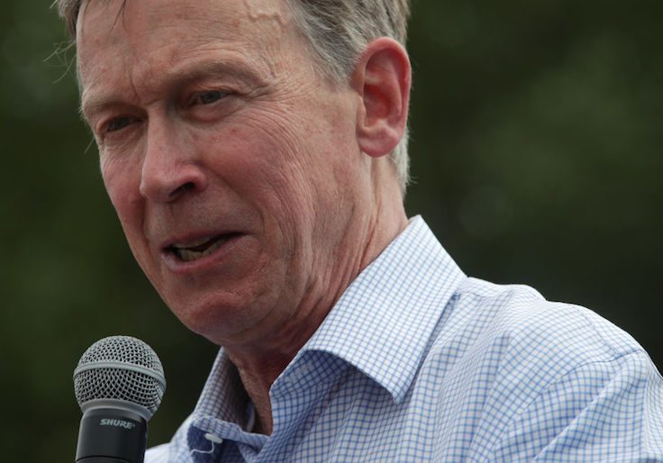 Former governor of Colorado John Hickenlooper / Getty Images