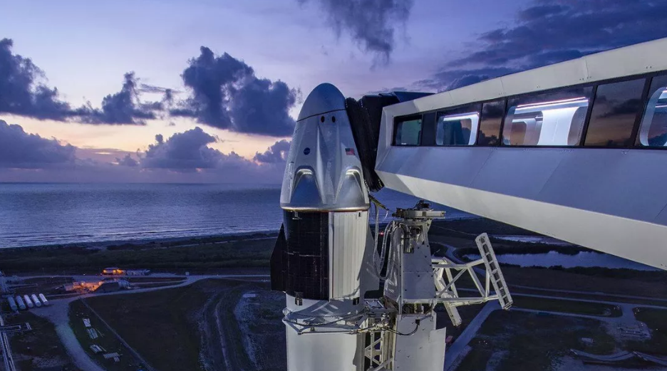 The weather did not cooperate for SpaceX and NASA's first crewed flight.