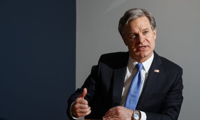 FBI Director Christopher Wray speaks in Washington on Dec. 9, 2019. (Jacquelyn Martin/AP Photo)