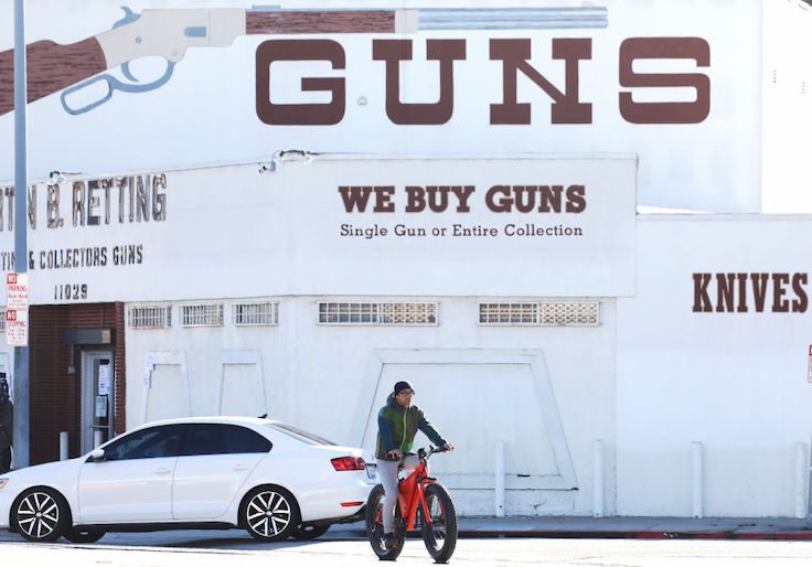 The Martin B. Retting, Inc. gun store in Culver City, L.A. County, California / Getty Images