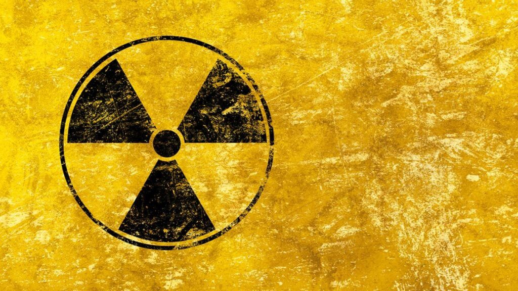 Black radioactive hazard warning sign. (iStock/BreakingTheWalls