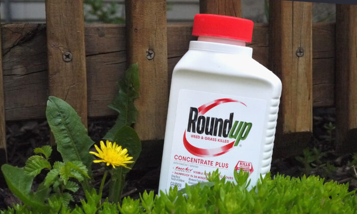 Roundup weed killer is shown in Chicago, Ill., on May 14, 2019.