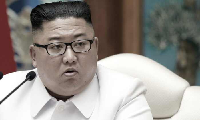 North Korean leader Kim Jong Un attends an emergency Politburo meeting in Pyongyang, North Korea, on July 25, 2020.