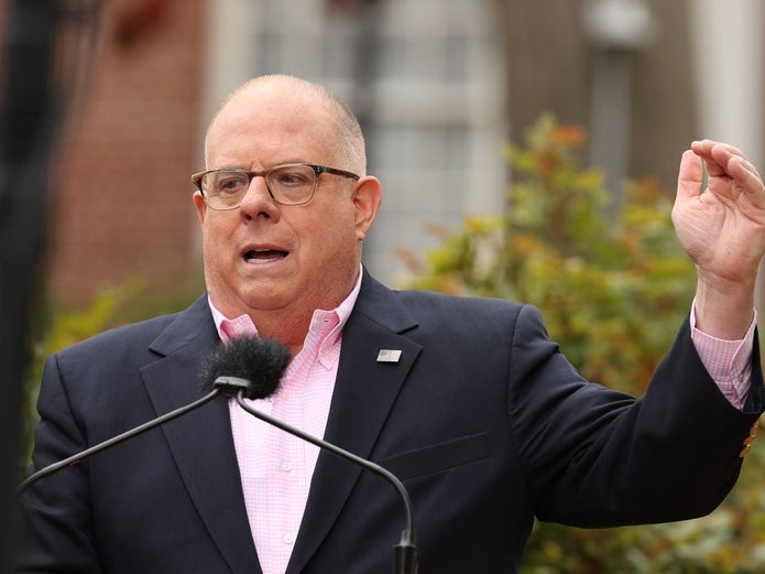 Maryland Gov. Larry Hogan said the Department of Labor thwarted a fraudulent scheme using 47,500 stolen identities.