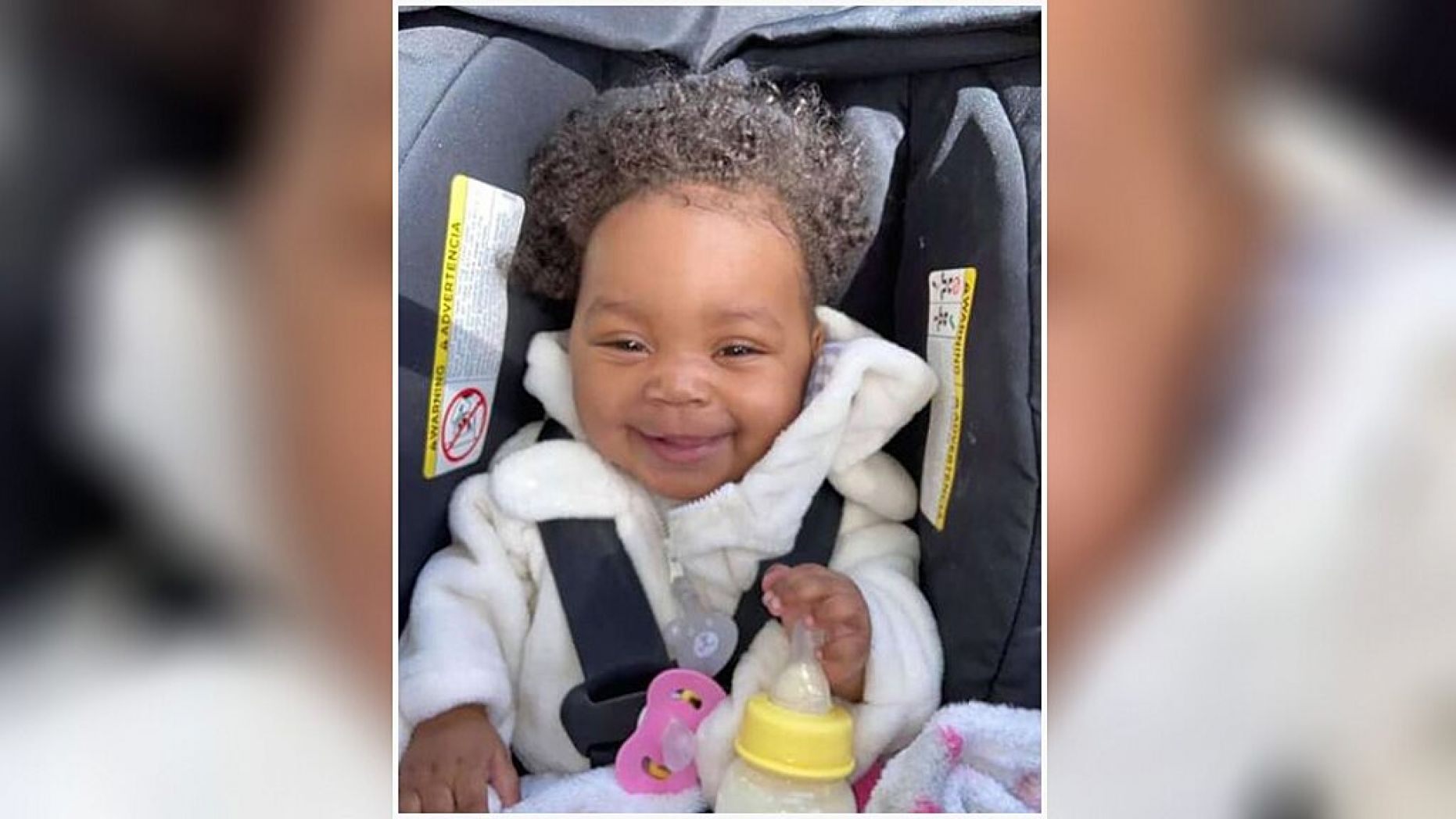 Ten-month-old Ny’ori Askew was critically injured after being struck by a bullet on a Chicago expressway Monday.