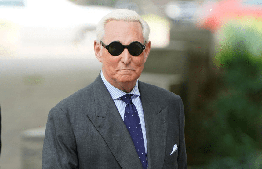 FILE PHOTO: Roger Stone, longtime political ally of U.S. President Donald Trump, arrives for a status hearing,