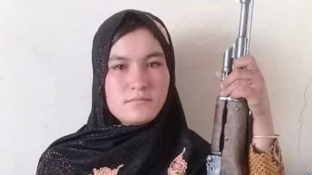 Qamar Gul reportedly used an AK-47 to kill two Taliban militants.