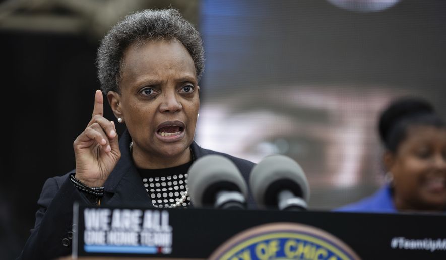 Chicago Mayor Lori Lightfoot speaks about how she would respond if President Donald Trump deploys federal forces to Chicago,
