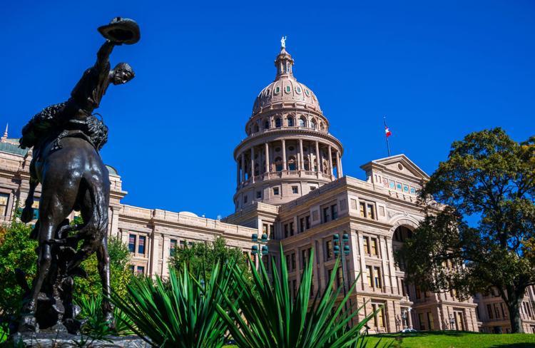 The Texas State Capital building in Austin

Shutterstock.com