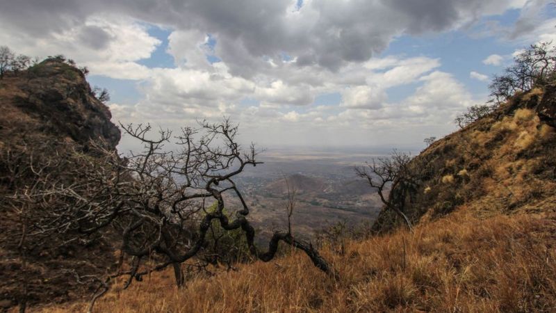 GETTY IMAGES
The prisoners are believed to have fled into the Mount Moroto hills.