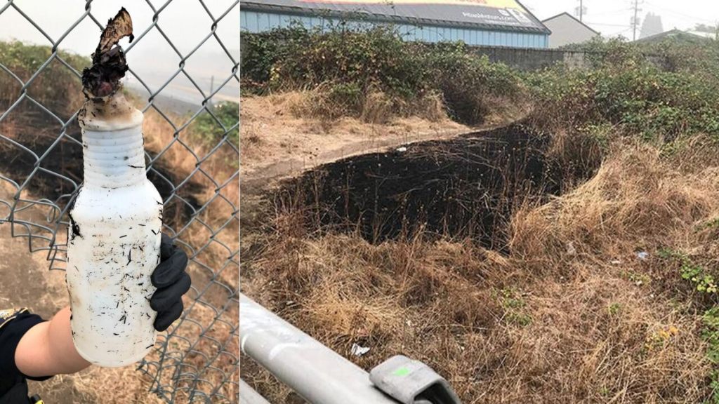 A man in Oregon was arrested in the span of 12 hours for setting more than half a dozen fires along the Interstate 205 freeway in Portland, according to police.