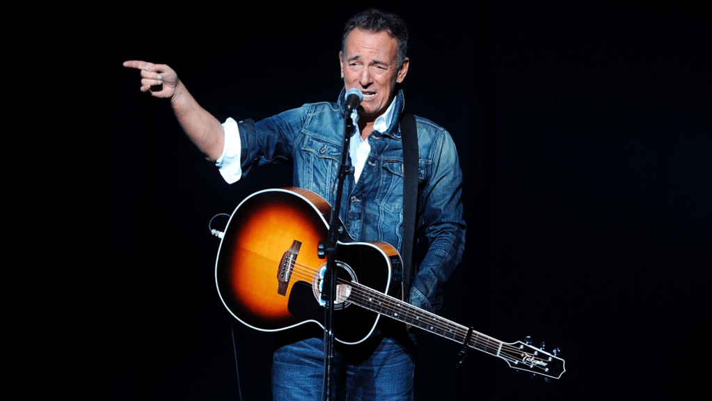Bruce Springsteen performs at the 12th annual Stand Up For Heroes benefit concert at the Hulu Theater at Madison Square Garden in New York. Nov. 5, 2018.
