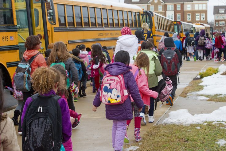 Students at a Loudoun County, Va., elementary school / Getty Images