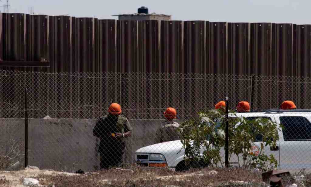 MFO staff supervise activities as Egyptian border guards prepare to take up positions in Rafah, Egypt.