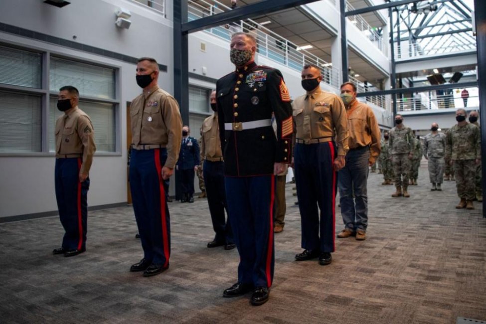 U.S. Space Command at Paterson Air Force Base, Colo., on Tuesday hosted a 245th birthday celebration for the U.S. Marine Corps, which has finalized the creation of Marine Forces Space Command.