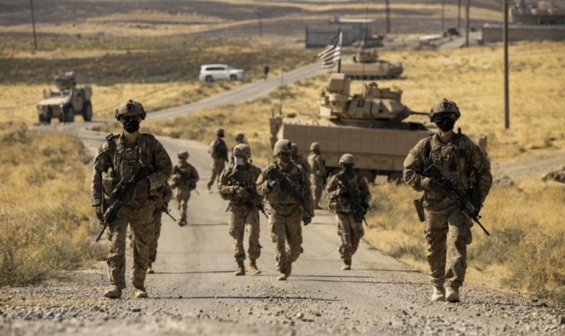 U.S. soldiers in Syria, Oct. 27, 2020.