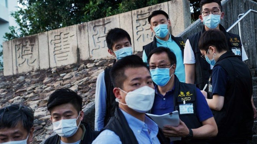 REUTERS
Police from the National Security Department went to the university the day after the protest