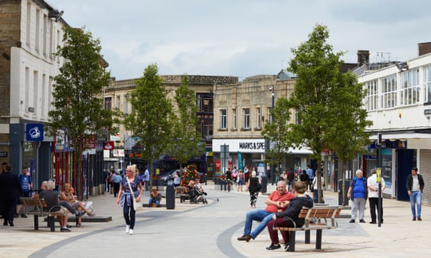 The incident took place in Burnley M&S in the town centre. Photograph: Christopher Thomond/The Guardian