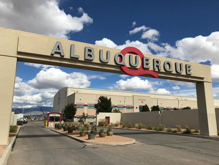 This Oct. 8, 2018, file photo shows the entrance to ABQ Studios in Albuquerque, N.M.