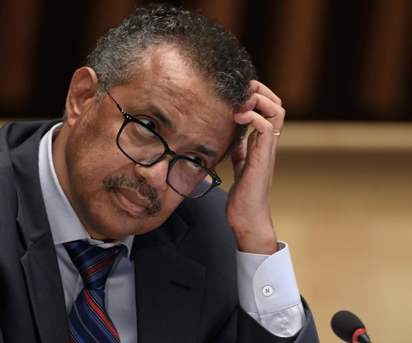 World Health Organization Director-General Tedros Adhanom,