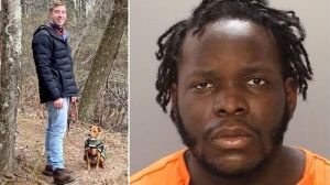 Milan Loncar, left, photographed with his rescue dog, Roo. Davis L. Josephus, right, is accused of fatally shooting Loncar while he was out walking his dog in Brewerytown Wednesday.