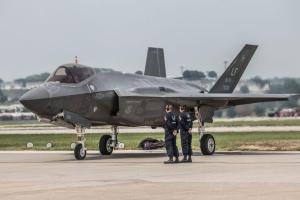 F35 Fighter Jet at Offutt Air Force Base during the Nebraska Defenders of Freedom Air Show

Shutterstock