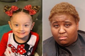 Ariel Robinson, right, has been charged in the death of her adopted child Victoria Rose Smith.