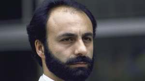 Iranian Ambassador to the U.N. Mohammad Mahallati speaking after a meeting with U.N. officials concerning implimentation of the Security Council resolution to end the Iran-Iraq war.