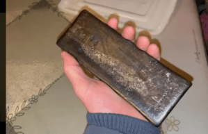 He found incredible treasures including silver bars, rare coins and clothes,