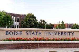 Boise State Campus sign at the college campus, exterior view

Shutterstock