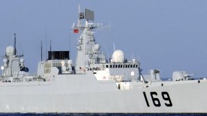 Chinese destroyer DDG-169 Wuhan in a file photo.