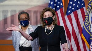 House Speaker Nancy Pelosi (D-Calif.) joins Del. Eleanor Holmes-Norton (D-D.C.)