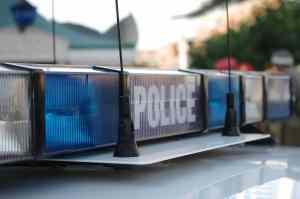 Police car lights (Wikimedia/Matty Ring)