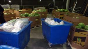 CBP officers in California discovered more than 1,100 pounds of methamphetamine hidden,