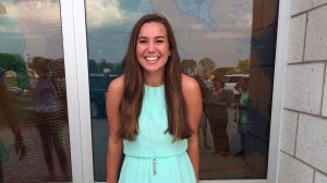 In this September 2016 photo provided by Kim Calderwood, Mollie Tibbetts,