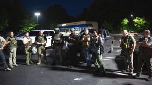 Members of the U.S. Marshal’s Missing Child Unit during “Operation Never Forgotten 2021” in Atlanta, Ga.