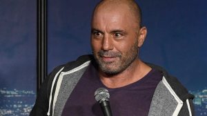 Podcast giant Joe Rogan slammed President Biden on Thursday. (Photo by Michael S. Schwartz/Getty Images)