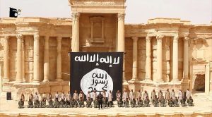 ISIS members in Palmyra, Syria in 2015 | File photo: AFP