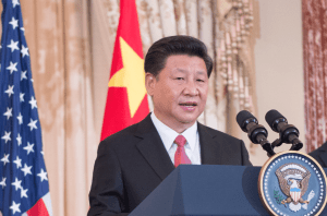 President Xi Jinping delivers remarks at U.S. Department of State. (U.S. State Department/Released)