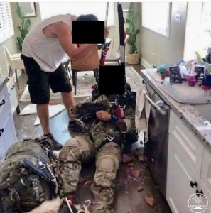 Imagine sitting at a home & a parachutist crashes through the roof.